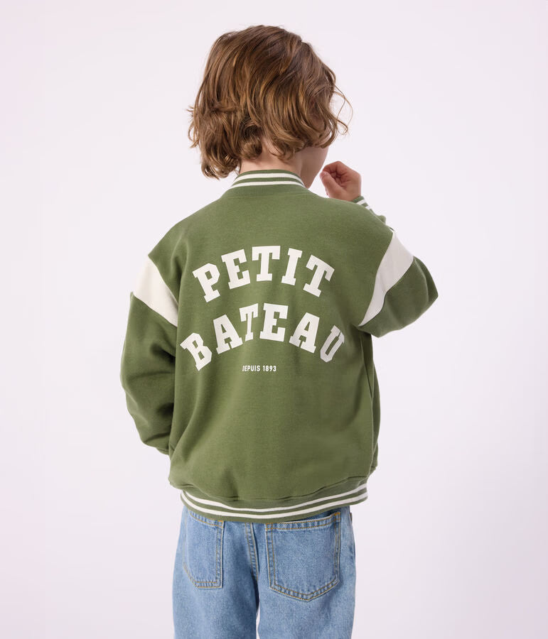 CHILDREN’S VARSITY-STYLE COTTON JACKET