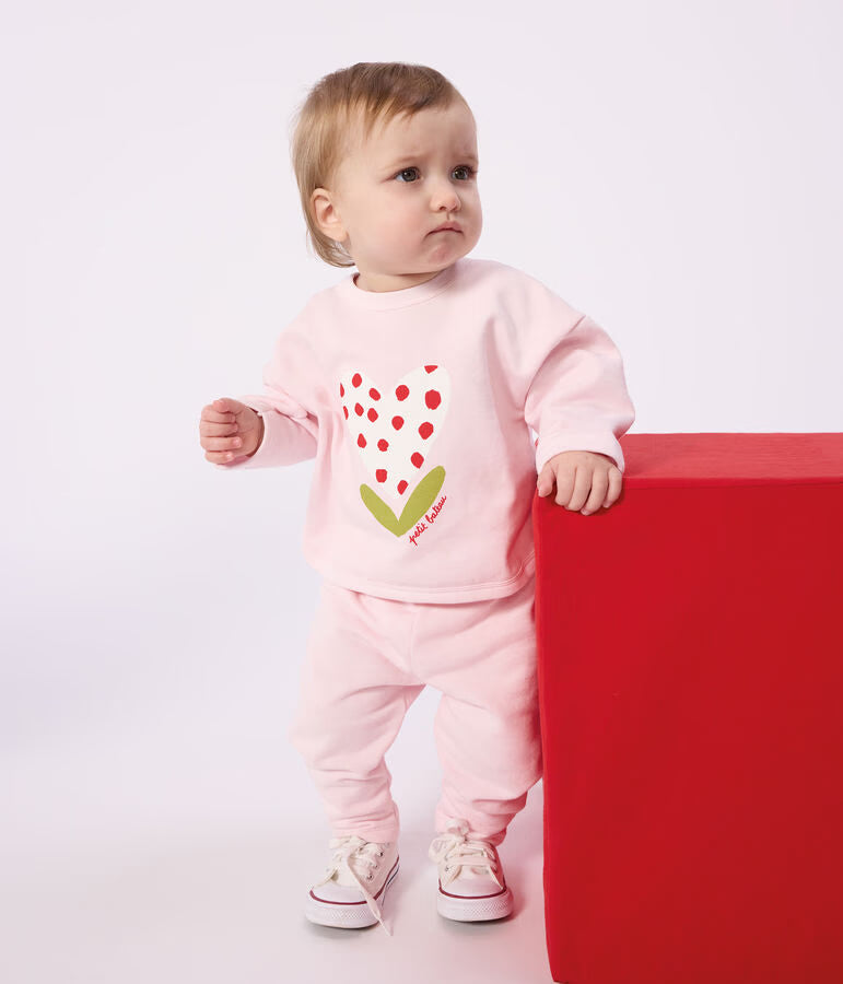 BABIES’ JOGGING BOTTOMS IN PLAIN COTTON