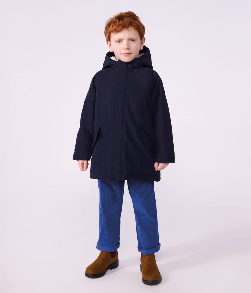 CHILDREN'S PLAIN MID-LENGTH PARKA
