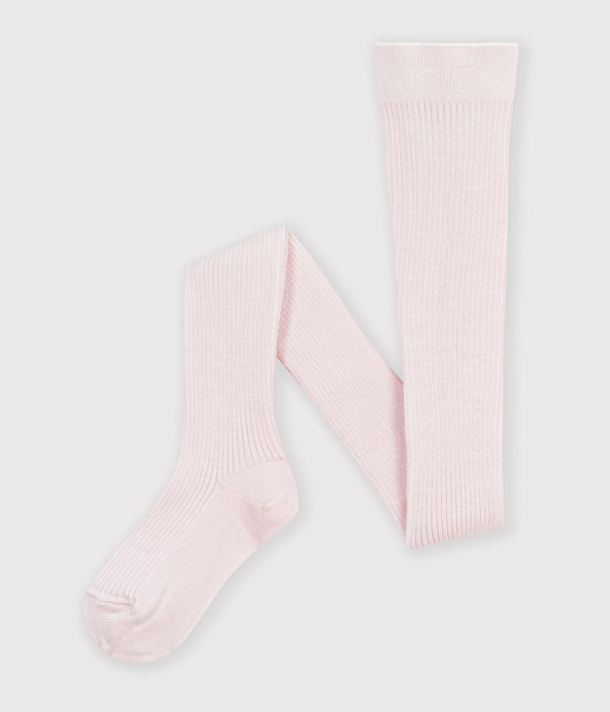 CHILDREN'S PLAIN WOOL AND COTTON TIGHTS