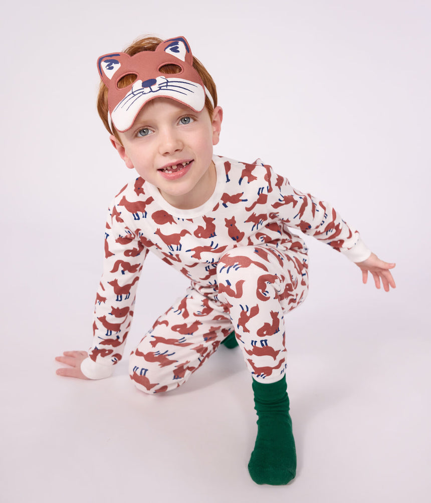 CHILDREN'S COTTON FOX COSTUME PYJAMAS