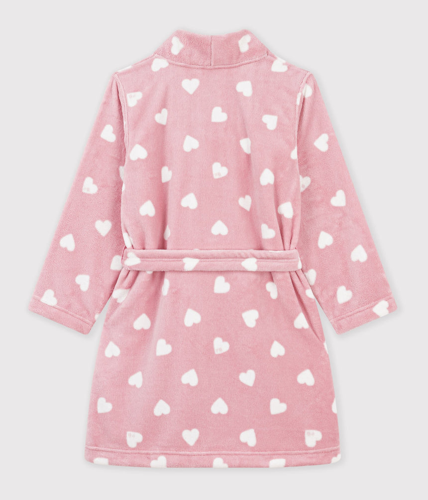 CHILDREN'S PRINTED FLEECE DRESSING GOWN