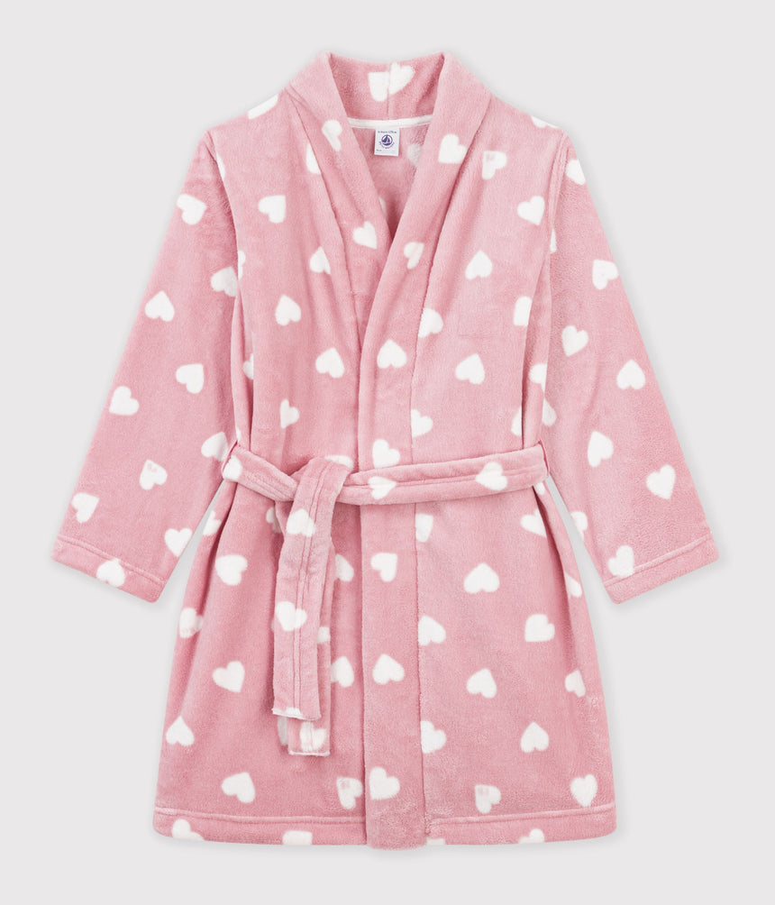 CHILDREN'S PRINTED FLEECE DRESSING GOWN