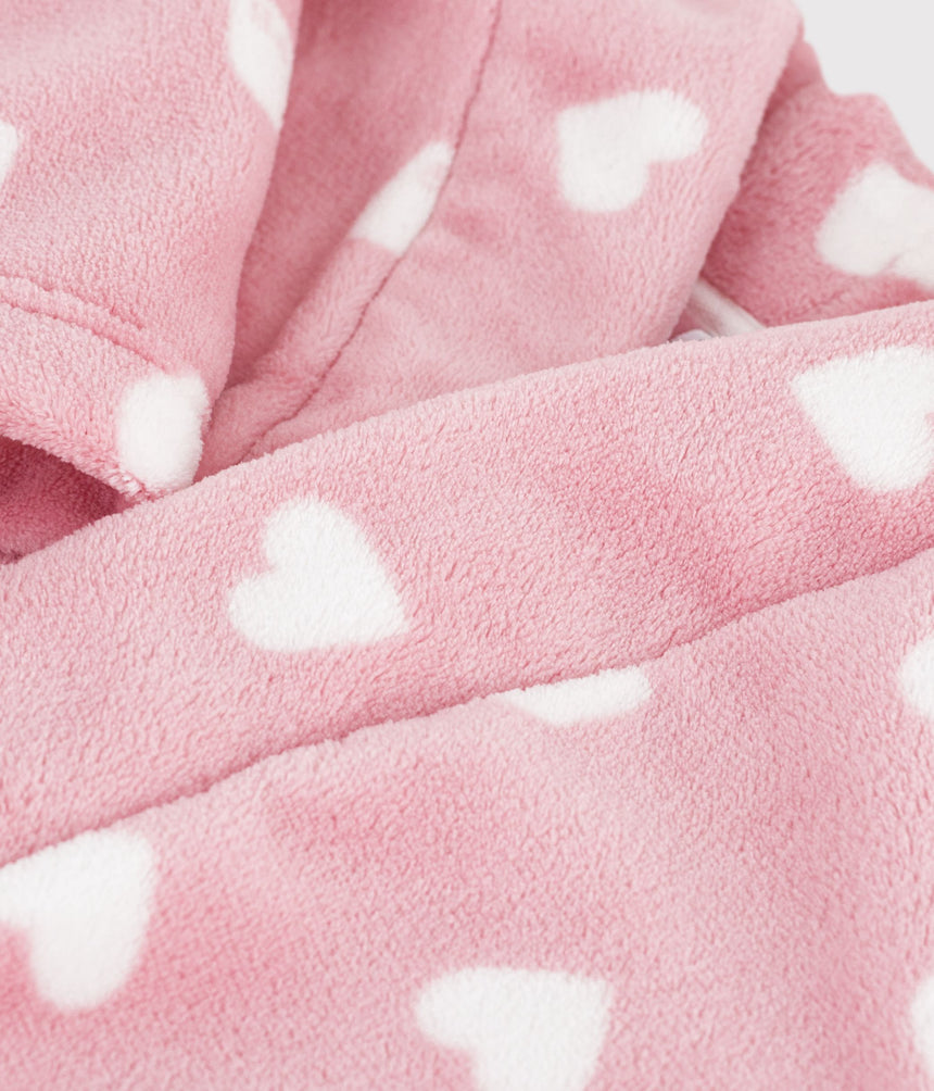 CHILDREN'S PRINTED FLEECE DRESSING GOWN