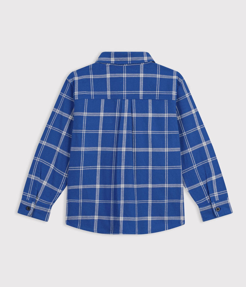 CHILDREN'S CHECKED COTTON SHIRT