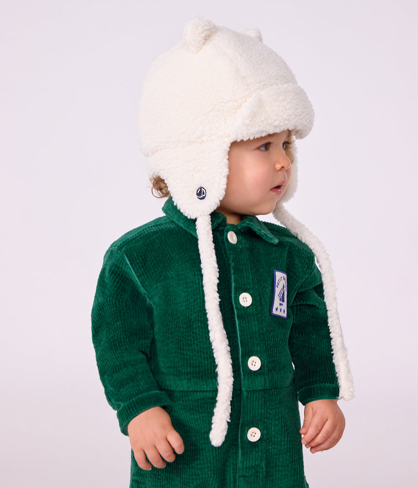 BABIES' SHERPA CHAPKA HAT WITH EARS