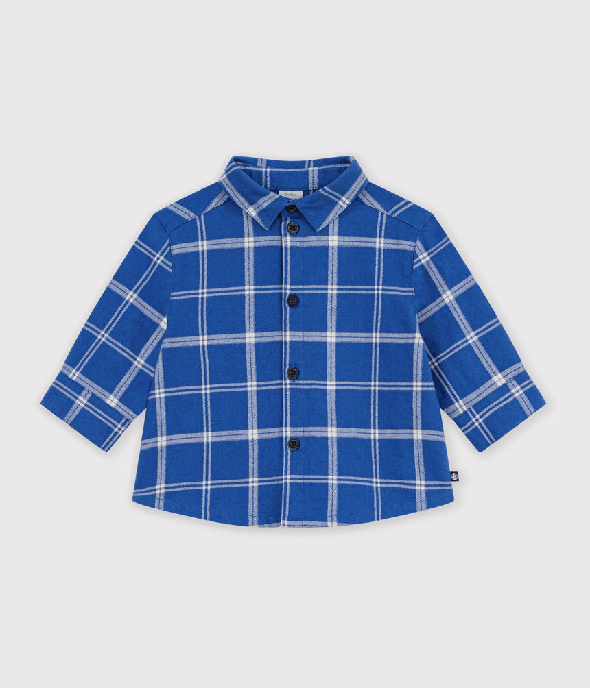 BABIES' CHECKED FLANNEL SHIRT