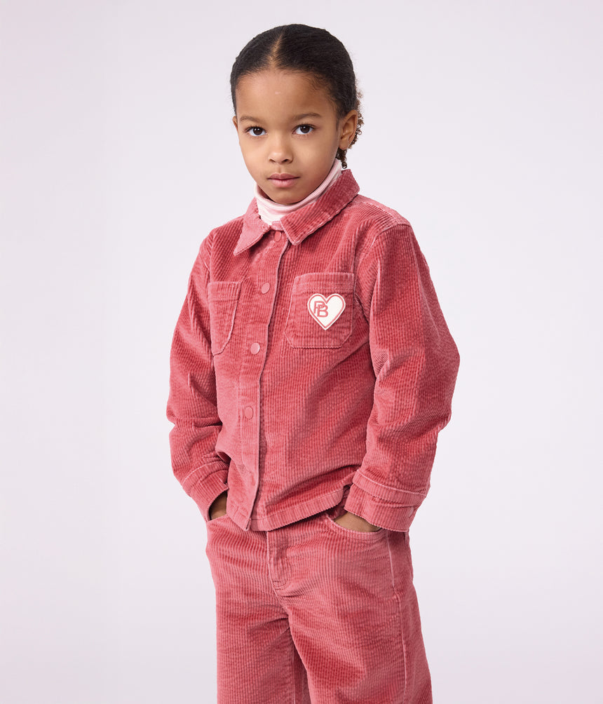 CHILDREN'S PLAIN CORDUROY SHIRT