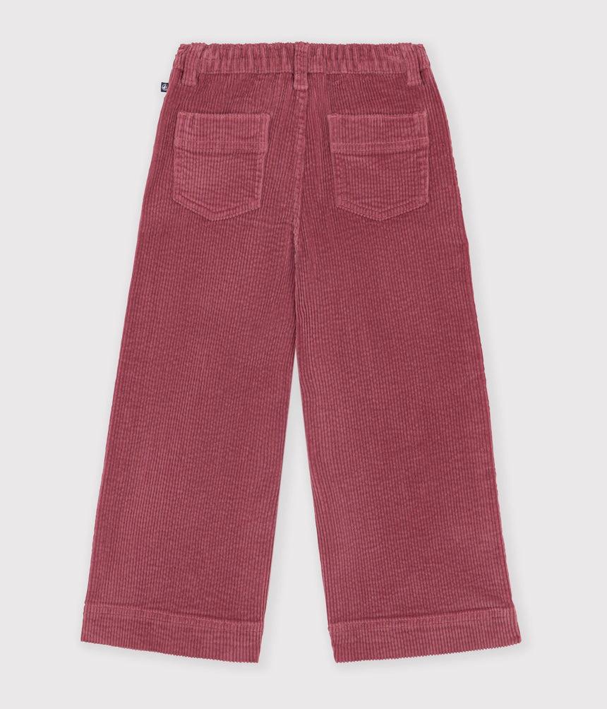 CHILDREN'S WIDE-LEG CORDUROY TROUSERS