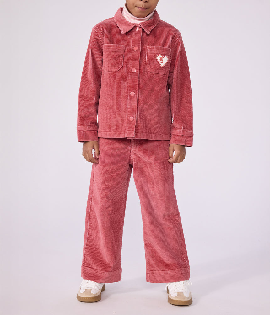 CHILDREN'S WIDE-LEG CORDUROY TROUSERS