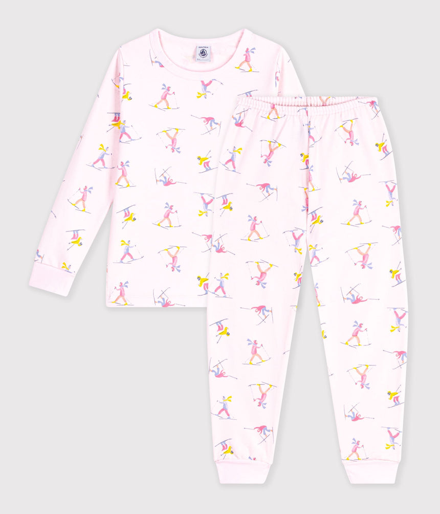 CHILDREN'S PYJAMAS IN SKI-PRINT FLEECE