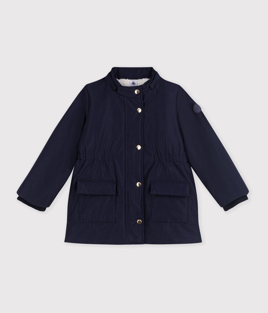 CHILDREN'S PLAIN MID-LENGTH PARKA