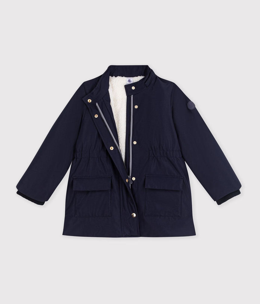CHILDREN'S PLAIN MID-LENGTH PARKA