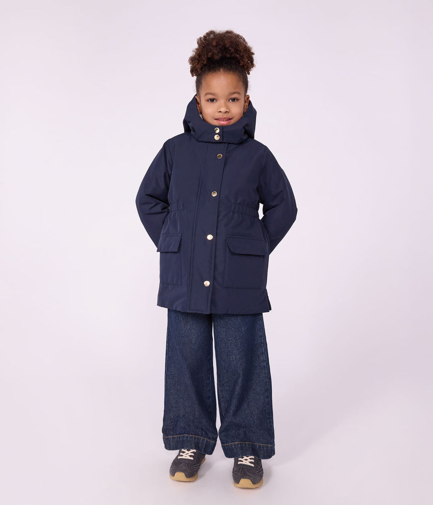 CHILDREN'S PLAIN MID-LENGTH PARKA
