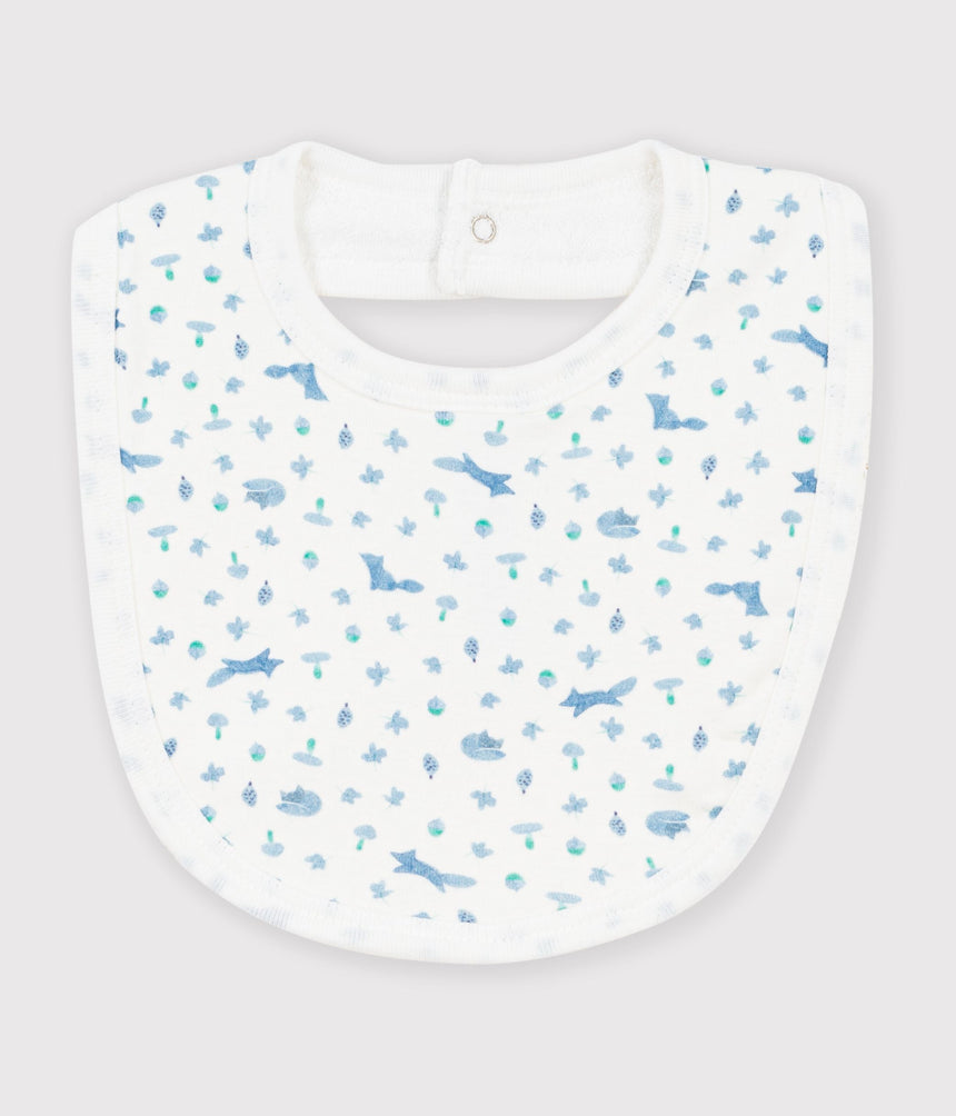 BABIES' PRINTED COTTON BIB