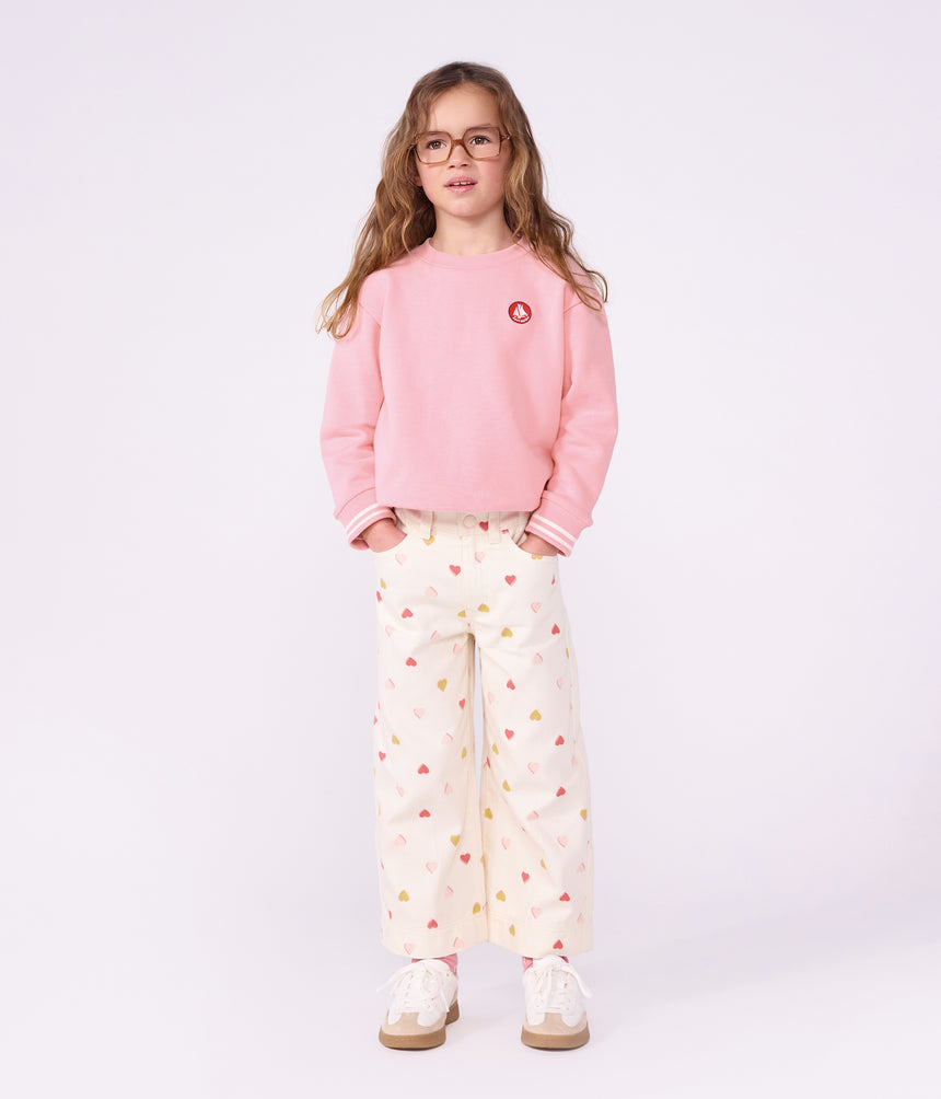 CHILDREN'S PLAIN COTTON SWEATSHIRT