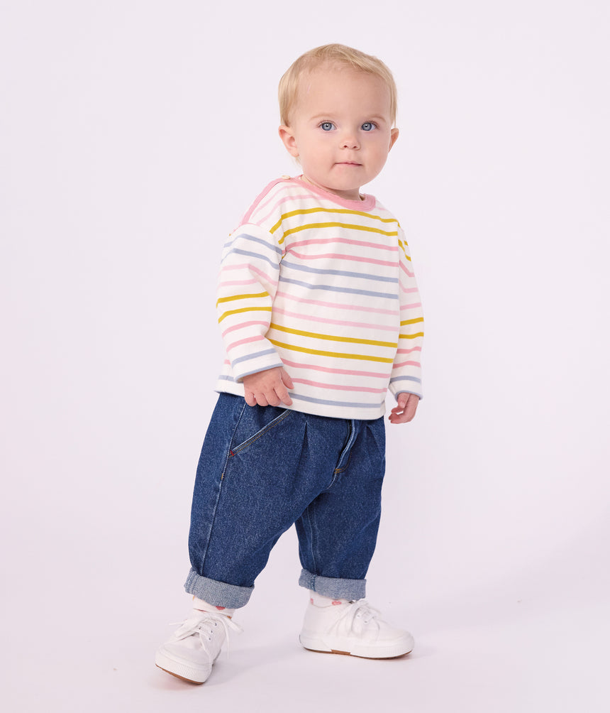 BABIES' COTTON BRETON TOP