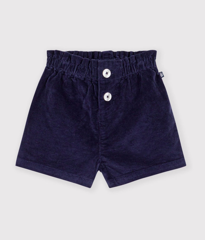 BABIES' PLAIN CORDUROY SHORTS