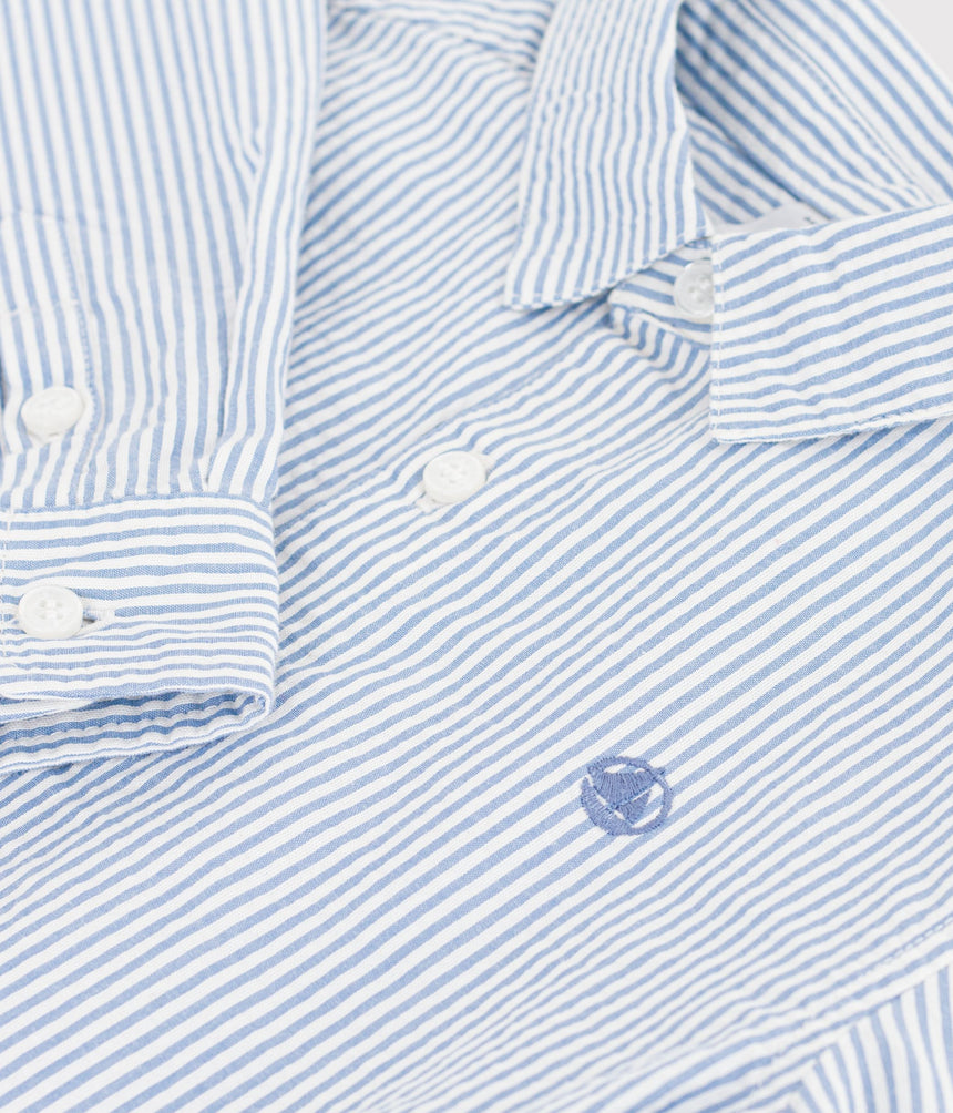 CHILDREN'S STRIPY COTTON SHIRT