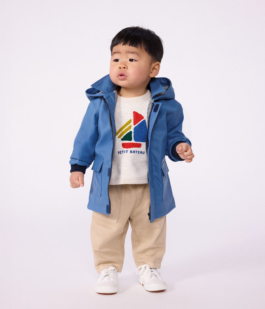 BABIES' ICONIC PLAIN RAINCOAT
