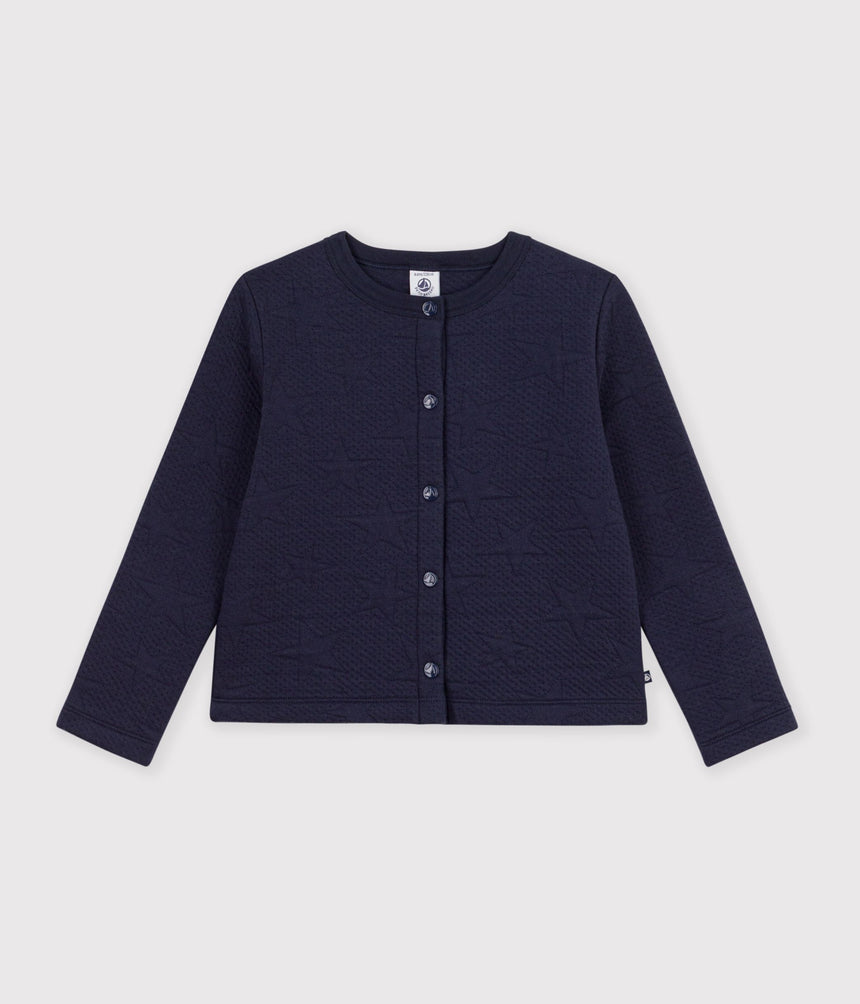 CHILDREN'S PLAIN COTTON CARDIGAN