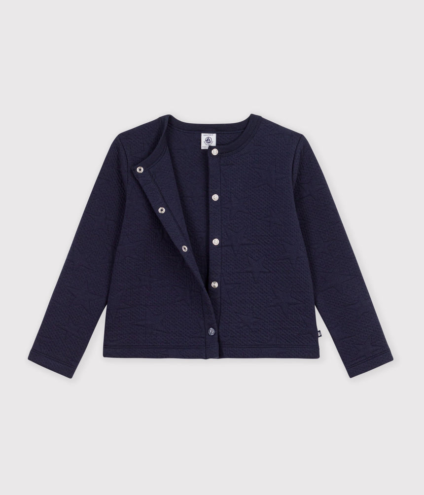 CHILDREN'S PLAIN COTTON CARDIGAN