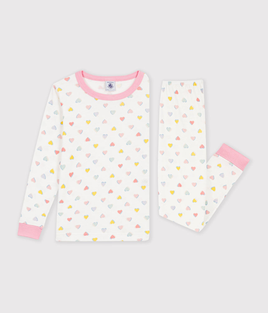 CHILDREN'S SNUG-FITTING PRINTED COTTON PYJAMAS