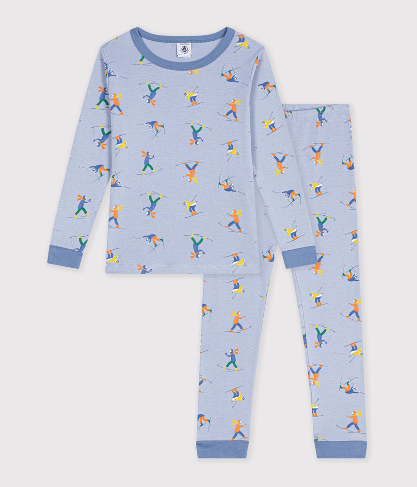 CHILDREN'S SNUG-FITTING PRINTED COTTON PYJAMAS