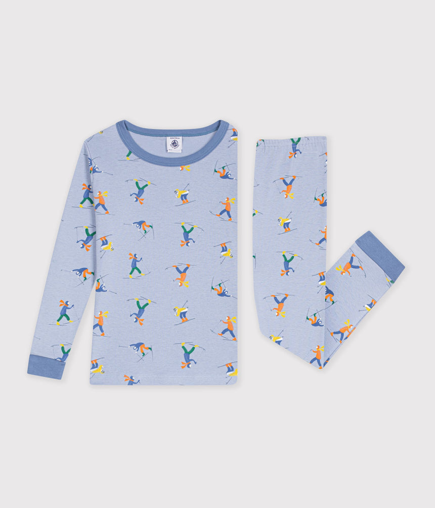 CHILDREN'S SNUG-FITTING PRINTED COTTON PYJAMAS