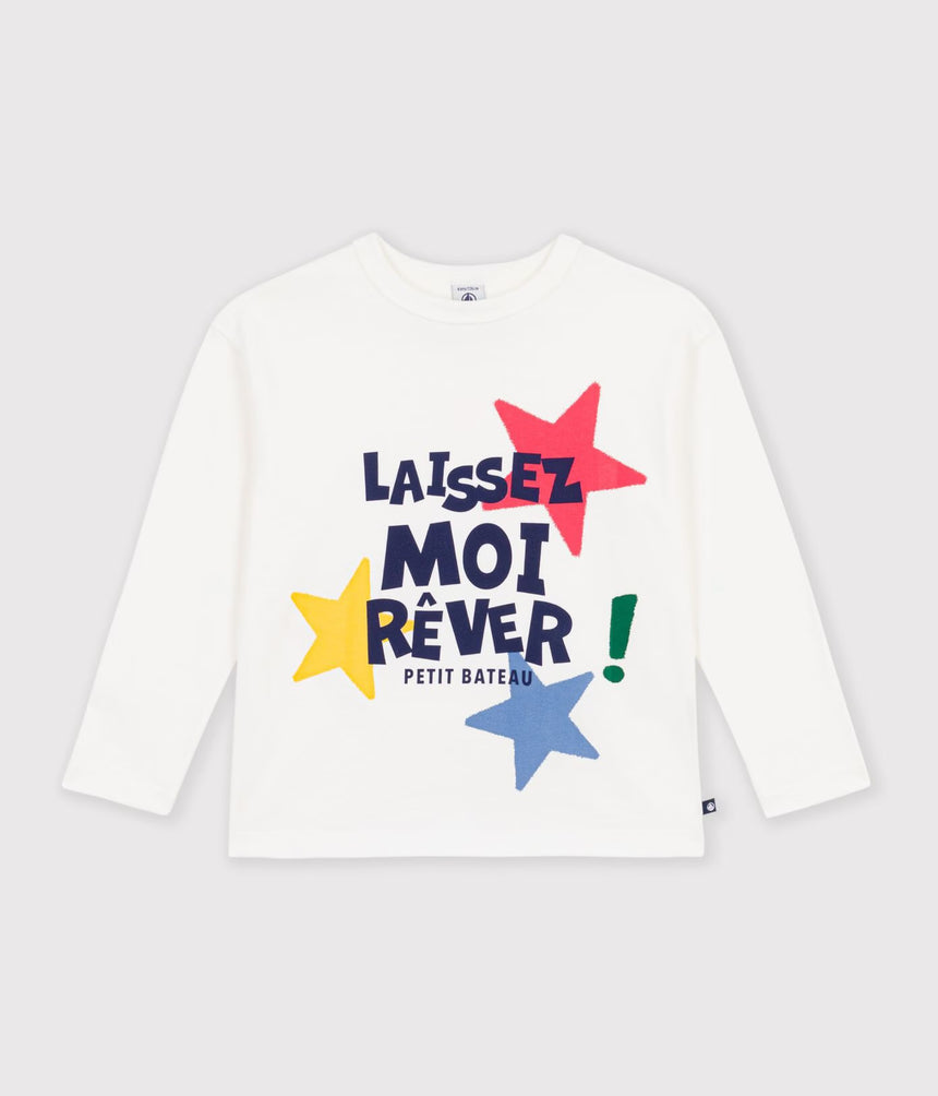 CHILDREN'S LONG-SLEEVED PATTERNED T-SHIRT