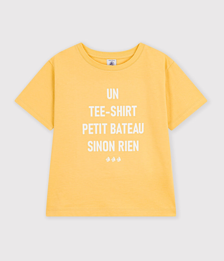 CHILDREN'S SHORT-SLEEVED PRINTED T-SHIRT