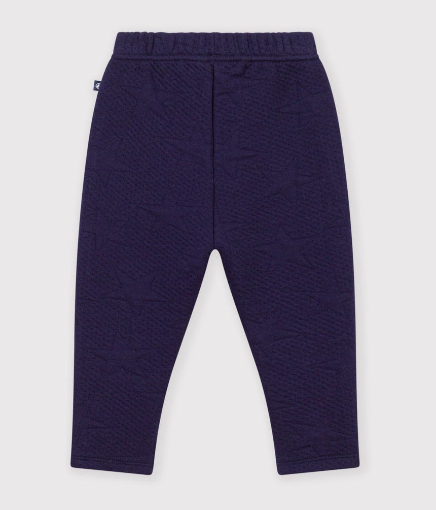 BABIES' THICK COTTON TROUSERS WITH A STAR PATTERN