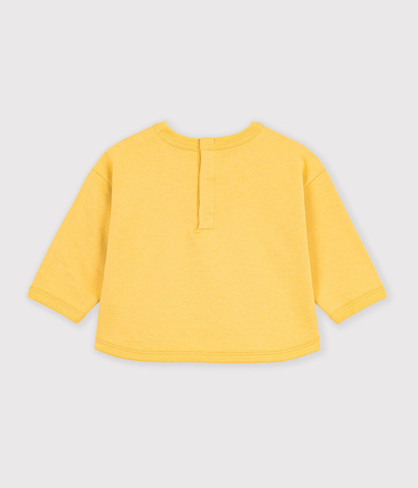 BABIES' ANIMAL PRINT COTTON SWEATSHIRT