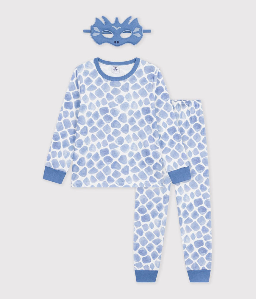 CHILDREN'S COTTON DRAGON COSTUME PYJAMAS