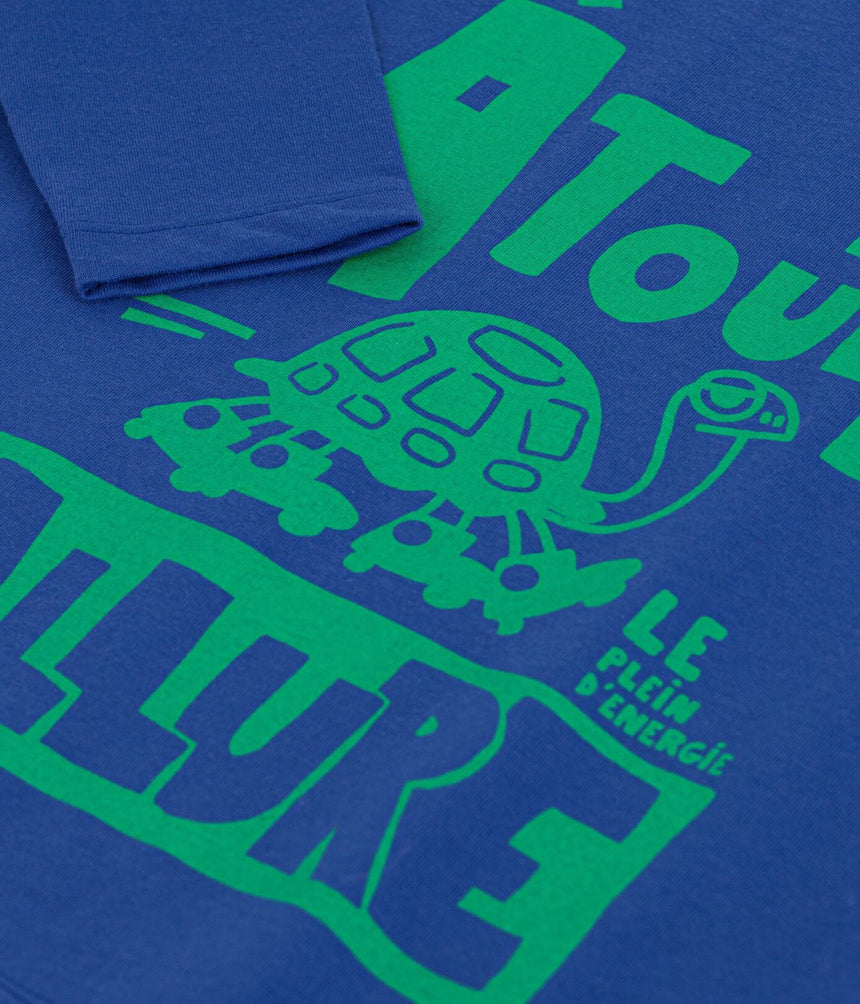 CHILDREN'S LONG-SLEEVED PATTERNED T-SHIRT