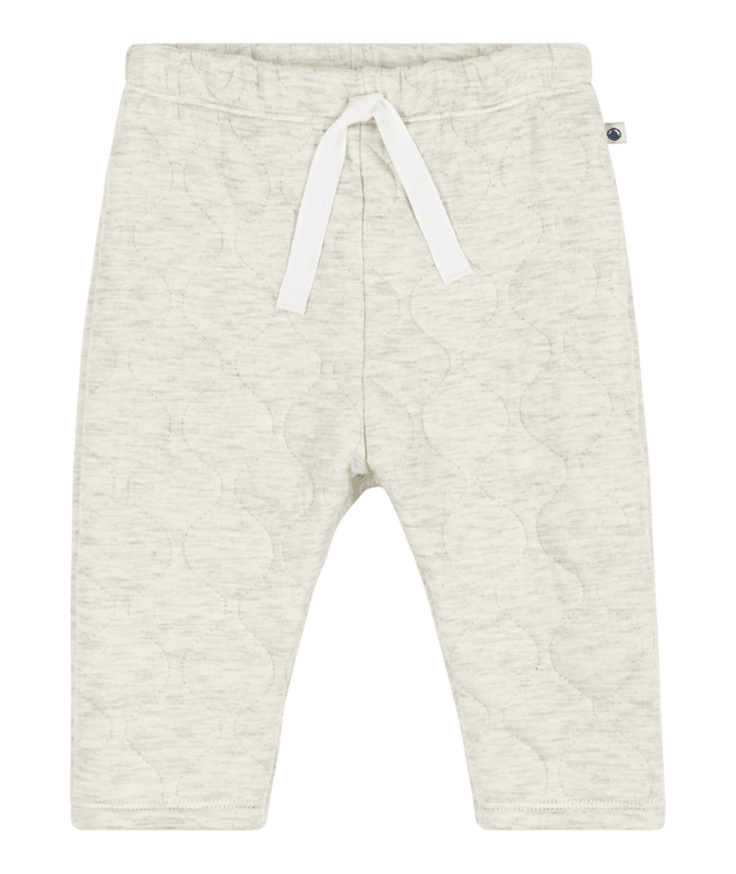 BABIES' QUILTED TUBE KNIT TROUSERS