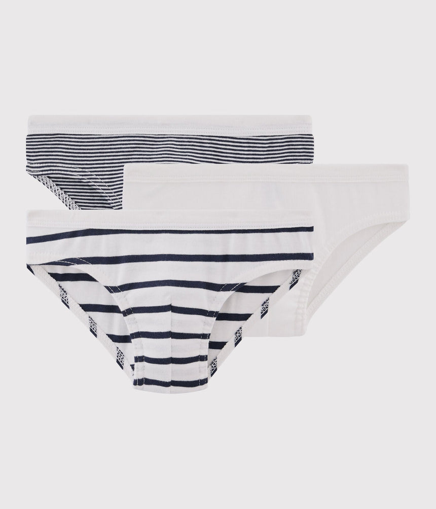 BOYS' STRIPED BRIEFS - 3-PIECE SET