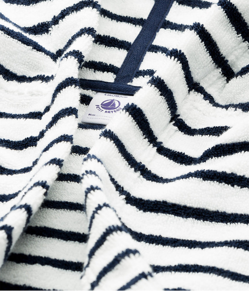 BOYS' STRIPED BATH ROBE