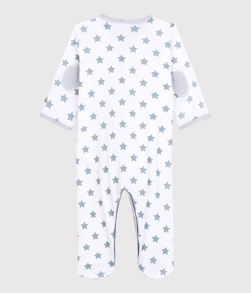 BABIES' STARRY COTTON SLEEPSUIT