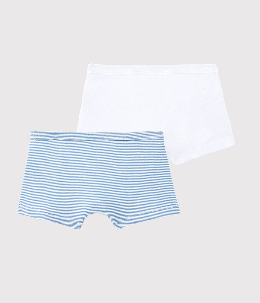 BOYS' ORGANIC COTTON BOXER SHORTS -2-PACK