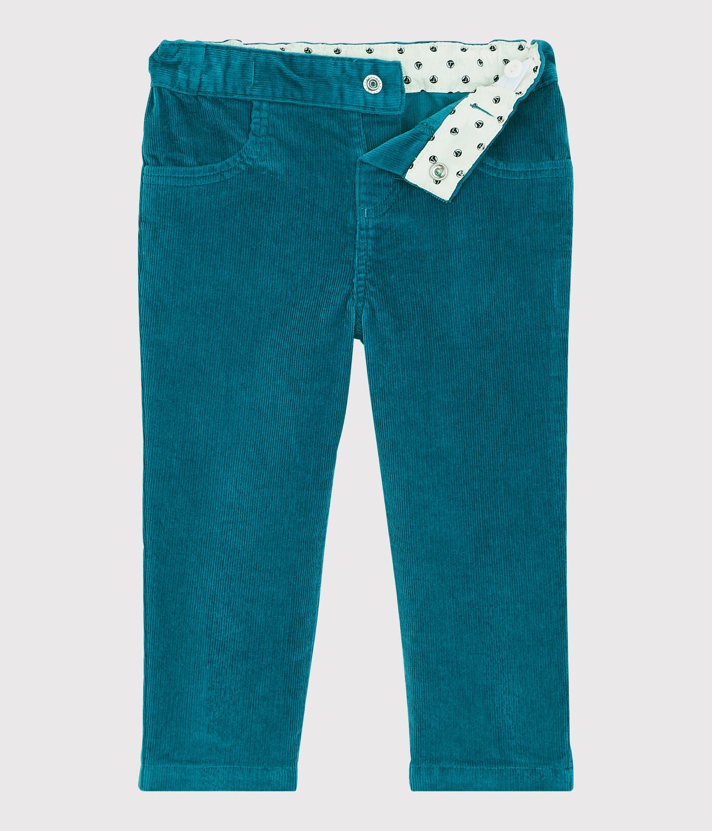 BABIES' VELOUR TROUSERS