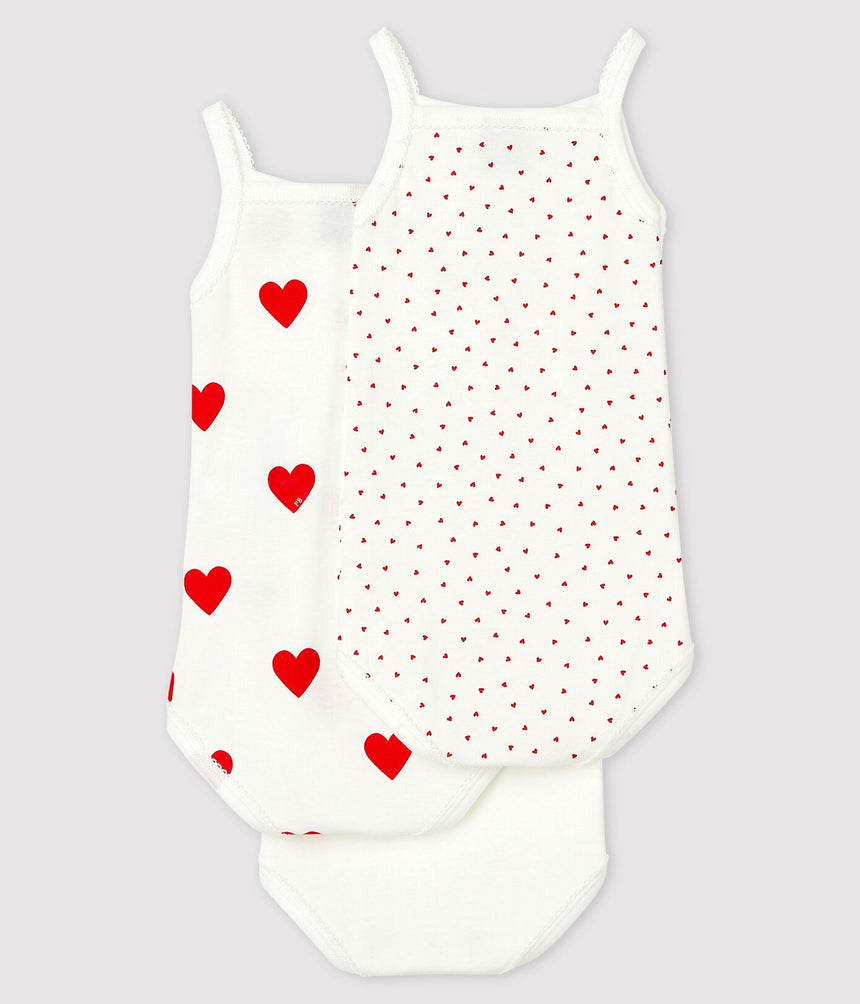 BABY STRAPPY BODYSUITS -3-PACK