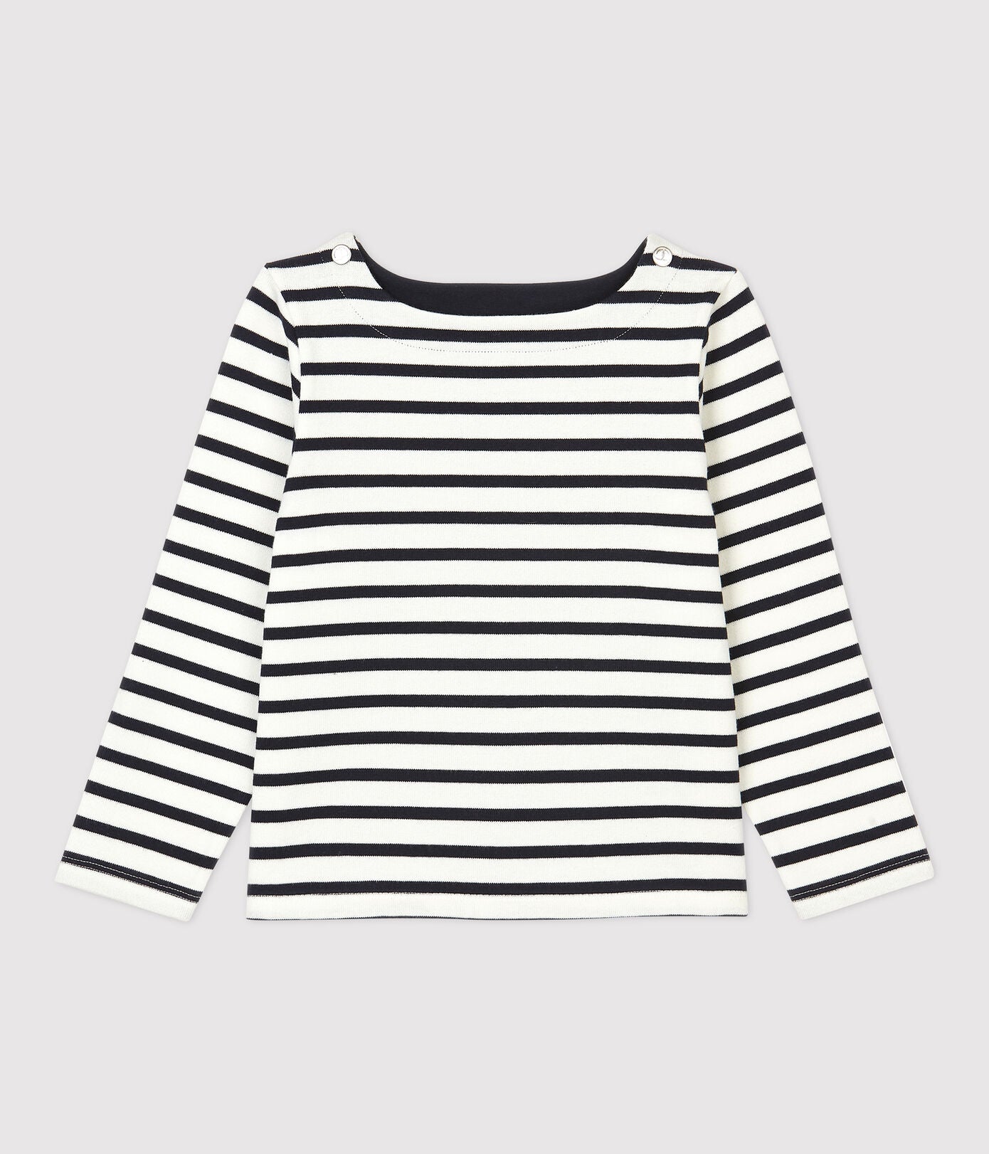 GIRLS' COTTON BRETON TOP