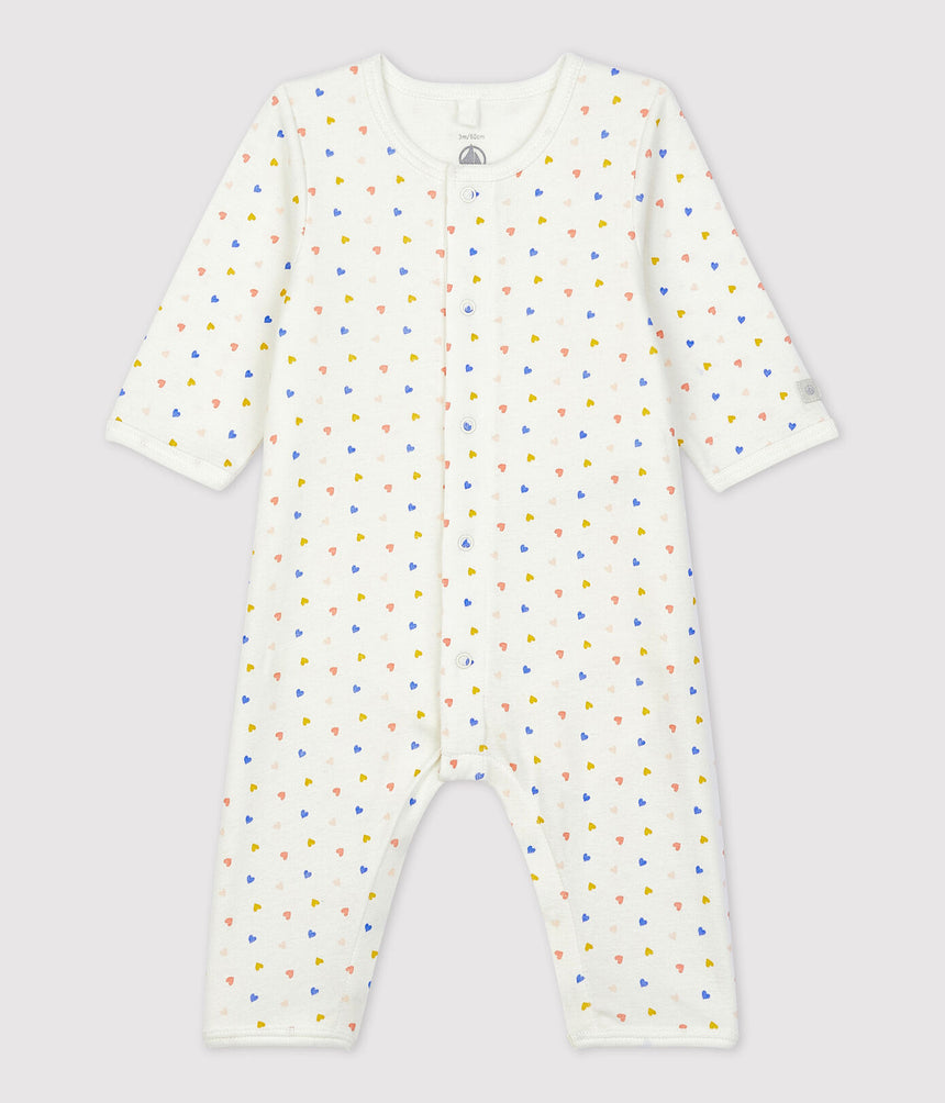 BABIES' FOOTLESS ORGANIC COTTON BODYJAMA