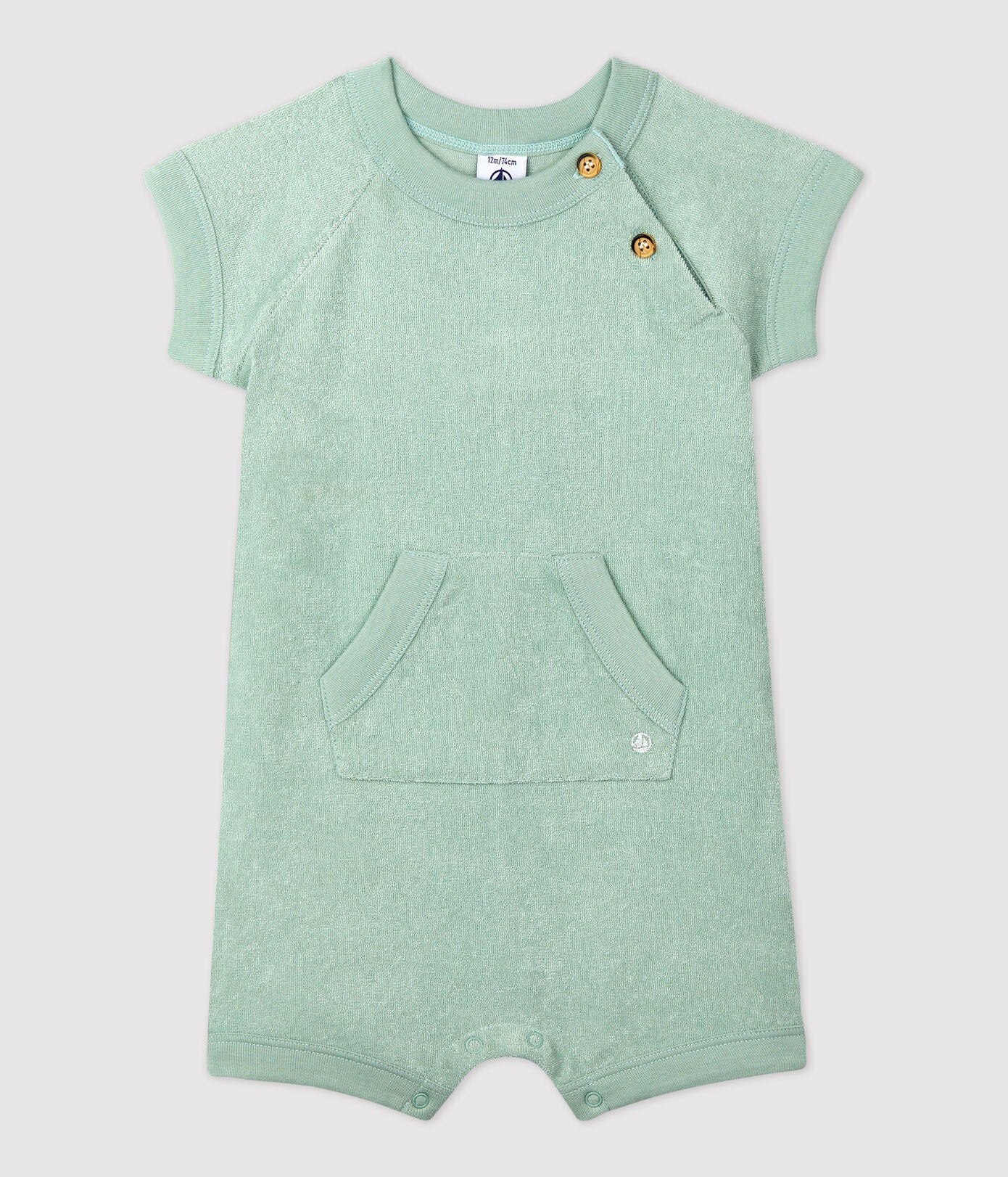 BABIES TERRY SHORT PLAYSUIT BABIES TERRY SHORT PLAYSUIT