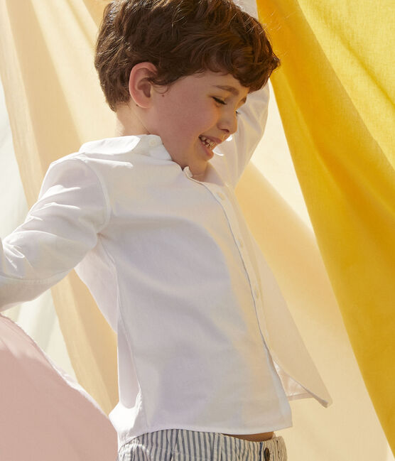 BOYS' OXFORD COTTON SHIRT