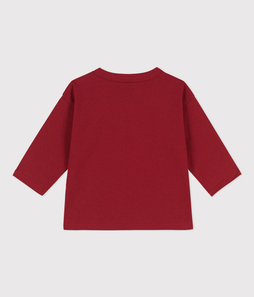 BABIES' LONG-SLEEVED COTTON T-SHIRT