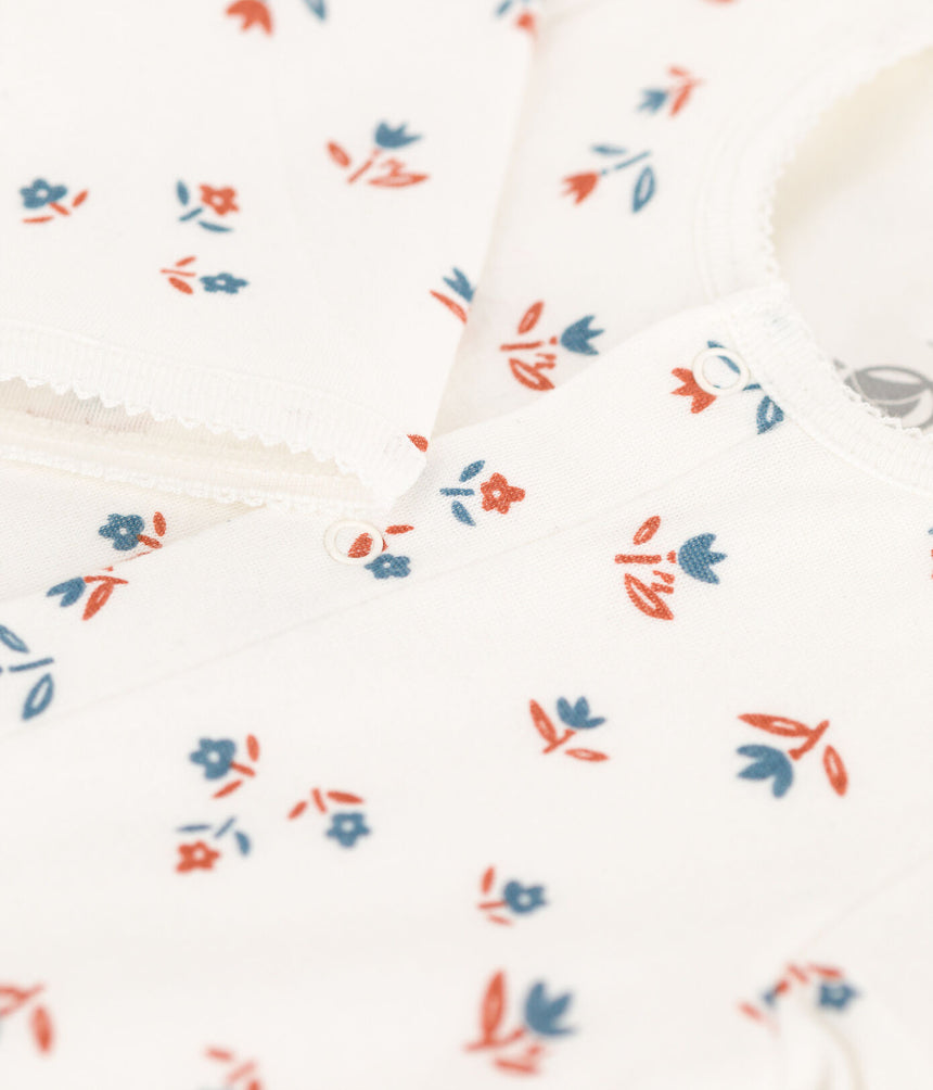 BABIES' FLORAL PATTERN  PYJAMAS