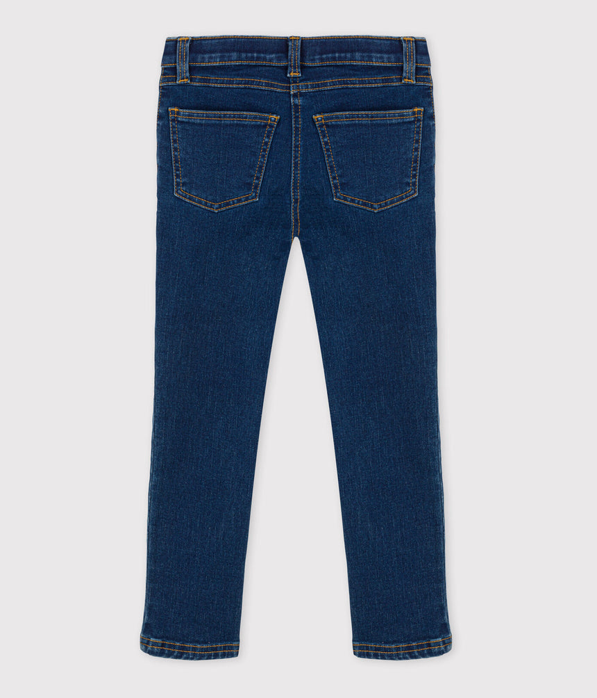 Girls' Denim Slim-Fit Trousers