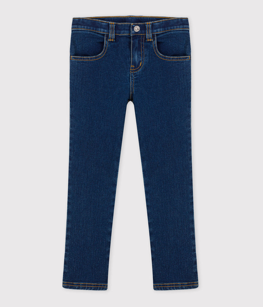 Girls' Denim Slim-Fit Trousers